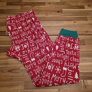 Carter’s Adult 2XL Christmas Pajama Pants – Red Holiday Print – EUC (2 Available